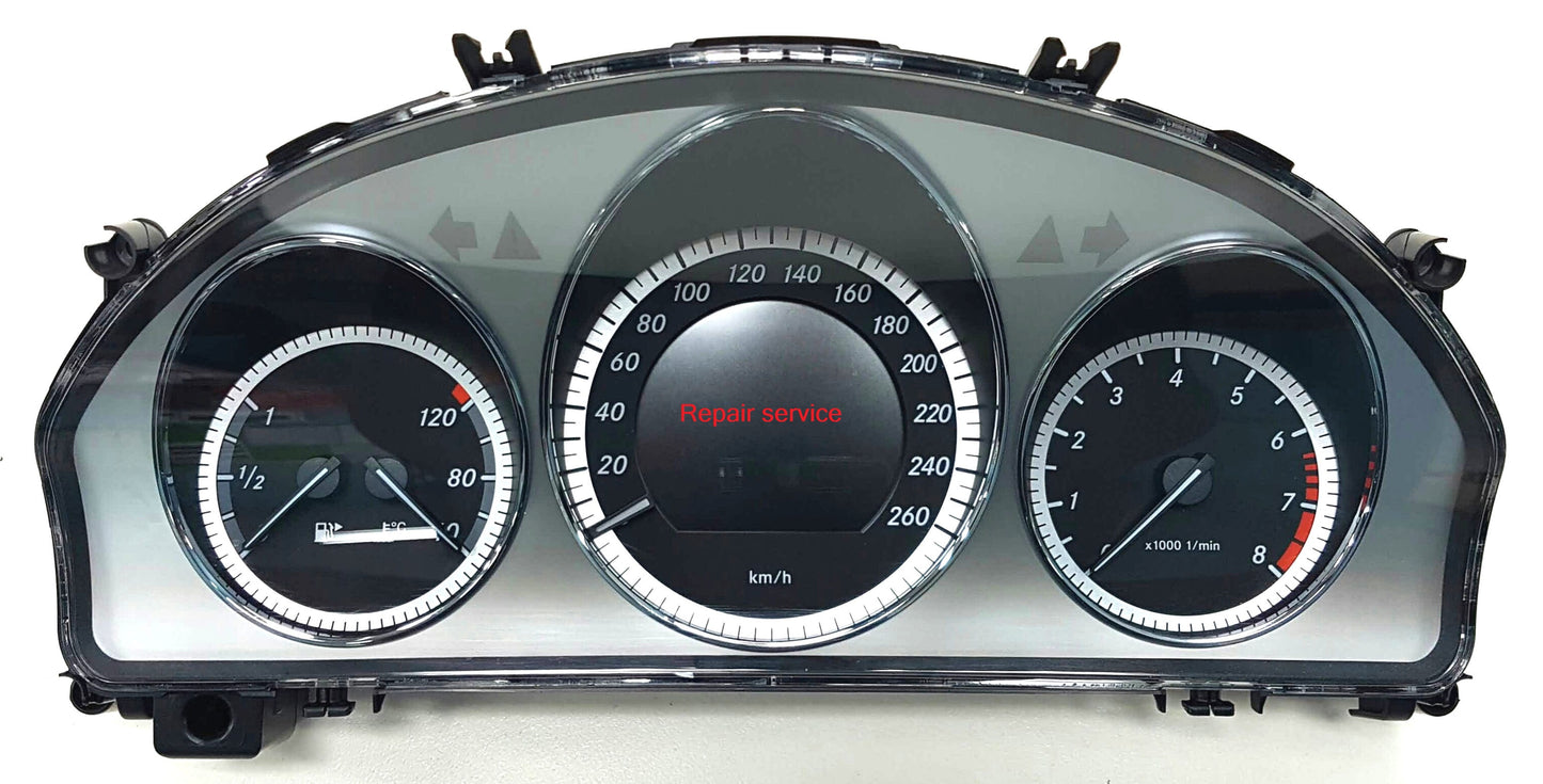 Mercedes W204 instrument cluster